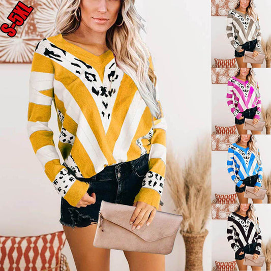 Leichter Sweater Leoparden Style