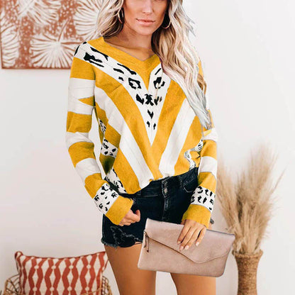 Leichter Sweater Leoparden Style