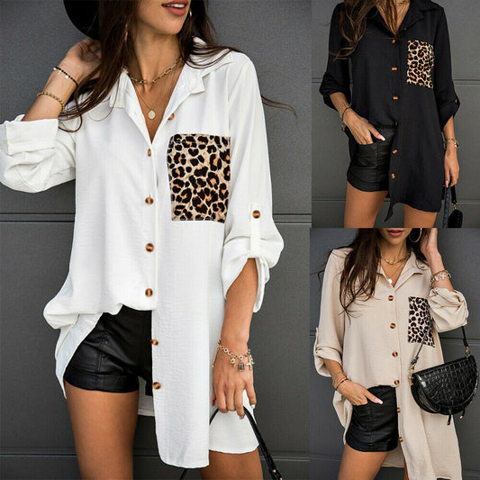 Longshirt  Leo Pocket